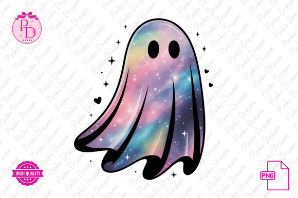 Cute Halloween Iridescent Ghost PNG: A Guide to High-Quality Sublimation Designs