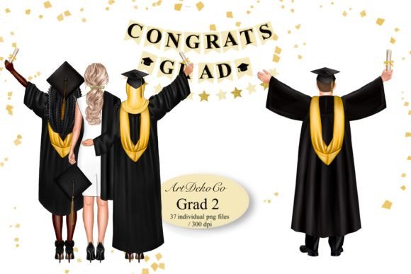 Graduation 2022. Graduates Clipart.
