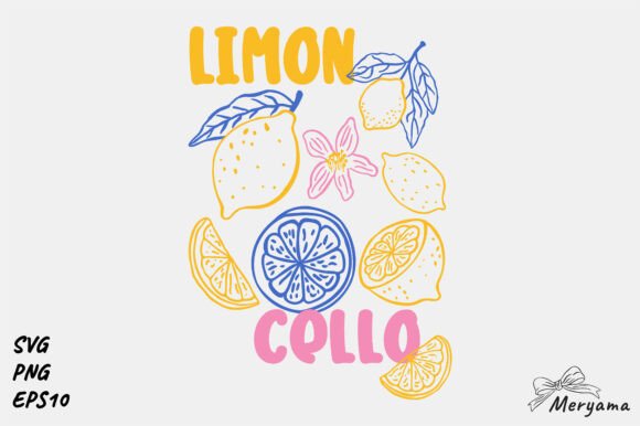 Mediterranean Limoncello Summer Lemon: A Refreshing Design Asset