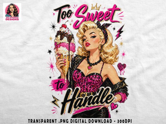 Too Sweet to Handle Retro PNG: A Strategic Asset for Brand Positioning