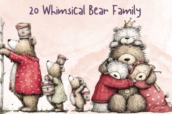 Whimsical Bear Family Clipart Set: A Guide to Smart Selection and Use