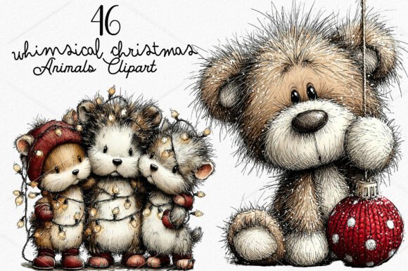 Whimsical Christmas Animals Clipart: A Practical Evaluation for Designers